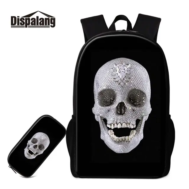 skull bookbag