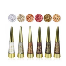 Жидкая подводка для глаз, 6 цветов, водостойкая, с металлическим блеском, жидкая, высокая перламутровая, стойкая, для женщин, макияж