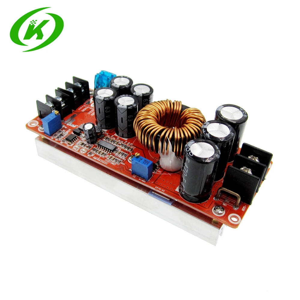 5PCS/LOT 1200W 20A DC Converter Boost Step-up Power Supply Module IN 8-60V OUT 12-83V | Электроника