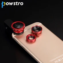 Для Iphone 5 6 samsung huawei смартфон Sony телефон клип объектив рыбий глаз широкоугольный макрообъектив 3 в 1