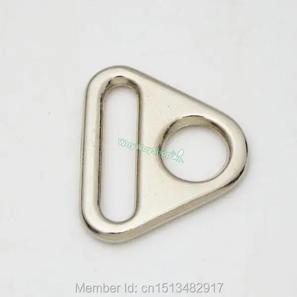 

20 C 1'' 25mm Adjuster triangle with bar Swivel Clip D Ring buckle Solid cast