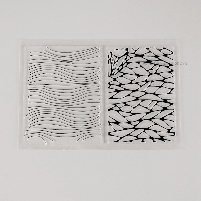 

Eno Greeting geometic texture background stamps for cardmaking scrapbooking stamps