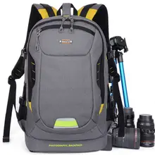 SINPAID Professional Digital Camera Travel Backpack Waterproof DSLR SLR Photography Bag Cases for Canon Rebel Nikon Sony Pentax