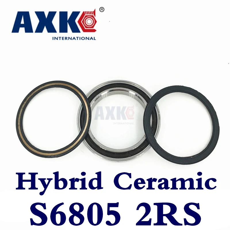 2021 распродажа Axk S6805-2rs S6805 2rs 6805 6805n нержавеющей Hybird Керамика подшипник 25x37x7 мм