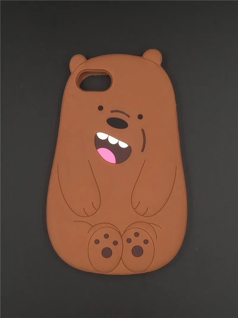 Для iPhone X/5/5S/SE/6/6s/7/8/plus 3D мультфильм силиконовый Минни вышивка поросёнок Бэтмен медведь Единорог детский Модный мягкий чехол для телефона