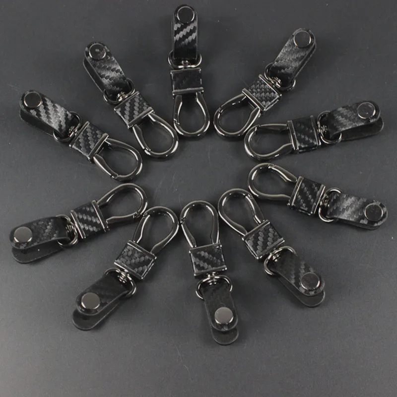 

1X Metal Carbon fibre Key Ring KeyChain For Dodge Charger Ram 1500 Challenger Jeep Grand Cherokee Car Accessories