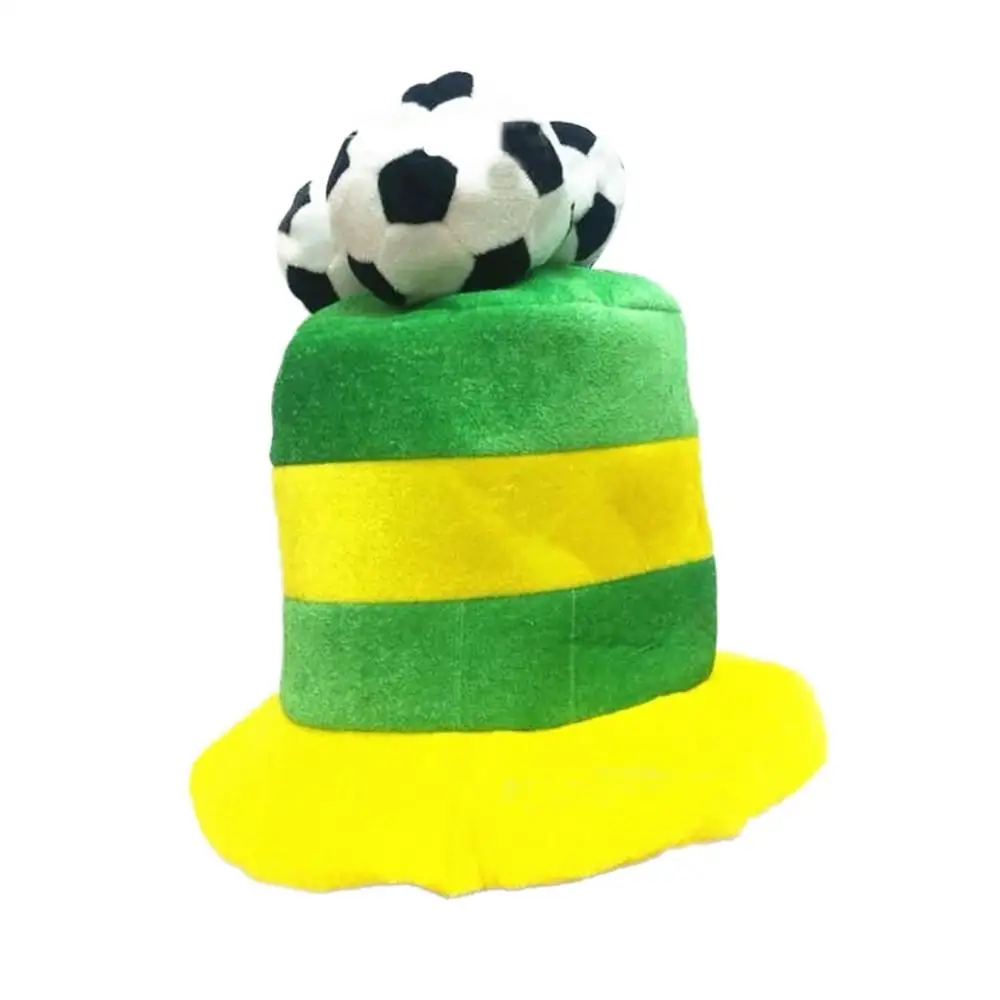 Футбольная шапка, головные уборы для вечеринки, кепка для болельщиков, ведущий чемпион мира по футболу, футбольная команда, спортивные головные уборы, сувенир - Цвет: Зеленый
