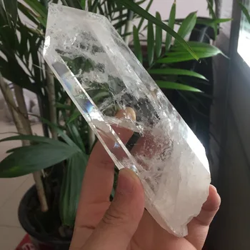 

2019 Hot Sale Natural Crystal Stone Craft Clear Healing Rock Polished Healing Wand Home Decoration