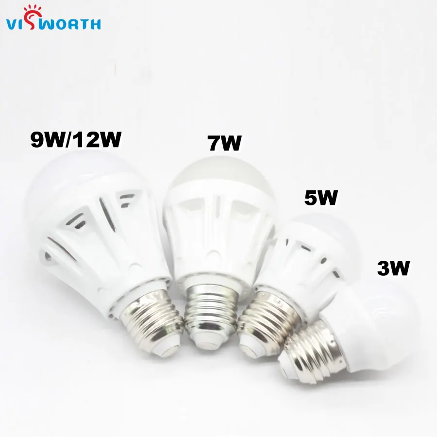3 Вт 5 7 9 12 Светодиодная лампа smd2835 sm5730 E27 Цоколь ac 110 В 220 в 230 240 ультра яркий теплый