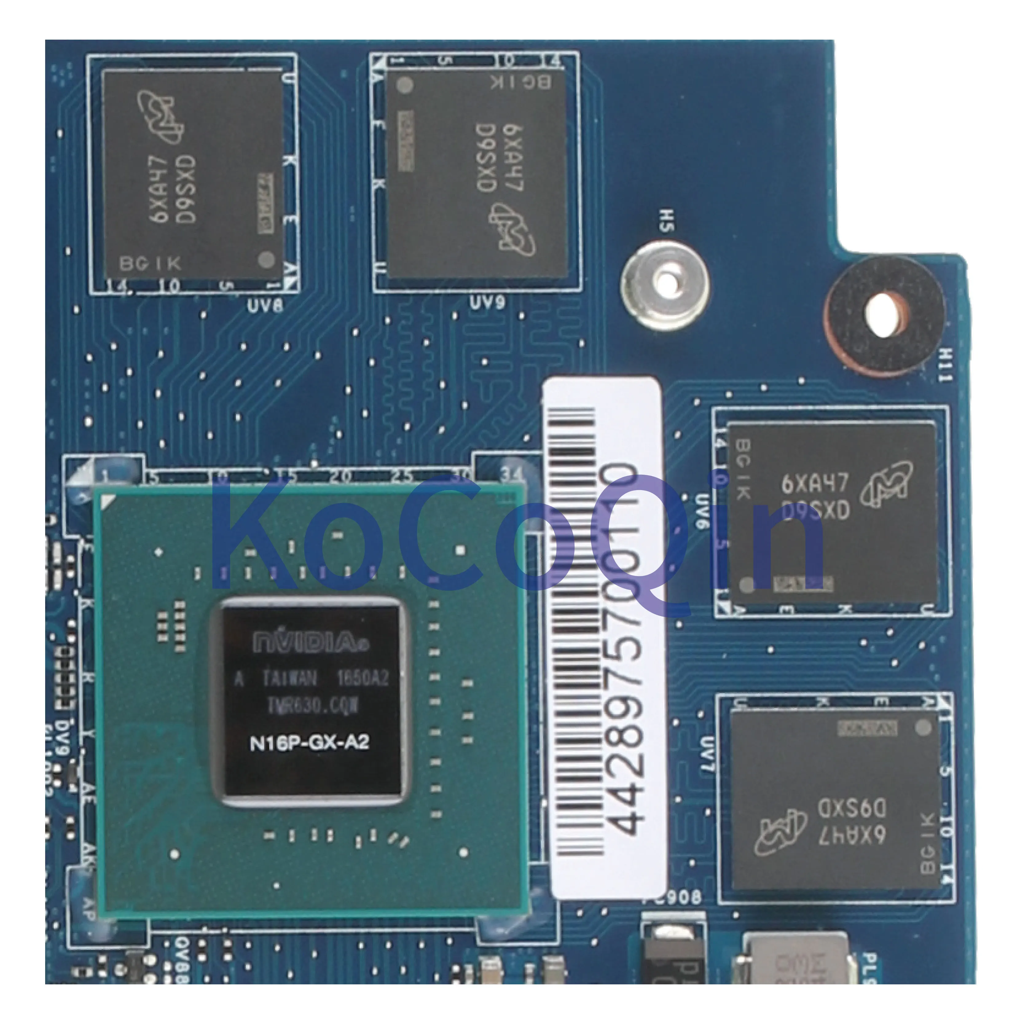 amazing  KoCoQin Laptop motherboard For DELL Inspiron 7566 7446 P65F i7-6700HQ Mainboard CN-077V33 077V33 BC