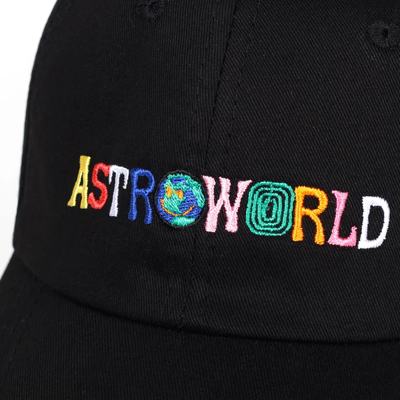 ASTROWORLD бейсболка s с изображением Трэвиса Скотта хлопок унисекс астромир папа шляпа Тур вышивка мужская женская летняя шляпа