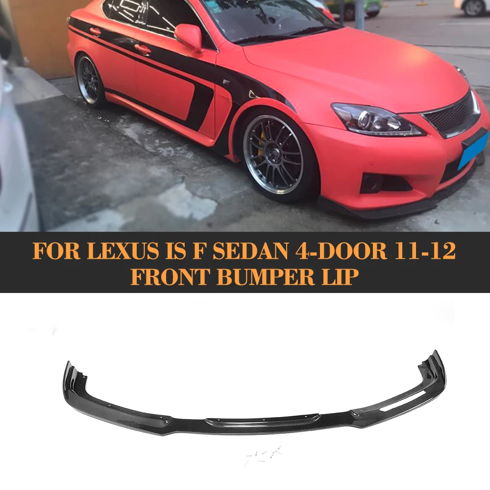 Carbon Fiber Front Bumper Lip Spoiler For Lexus IS F IS250 IS300 Sedan