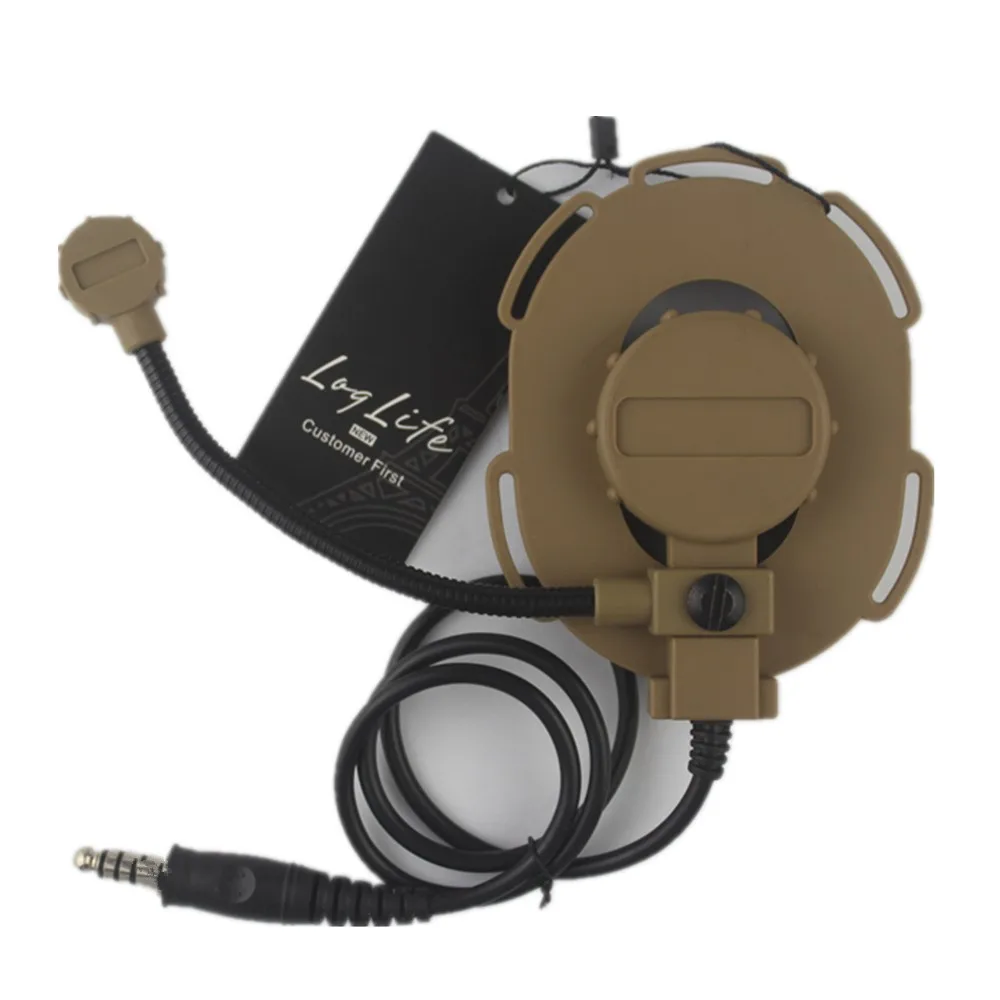 TACTICAL headset headphone radio BOWMAN III sports HEADSET BK TAN FG AUS029 (1)