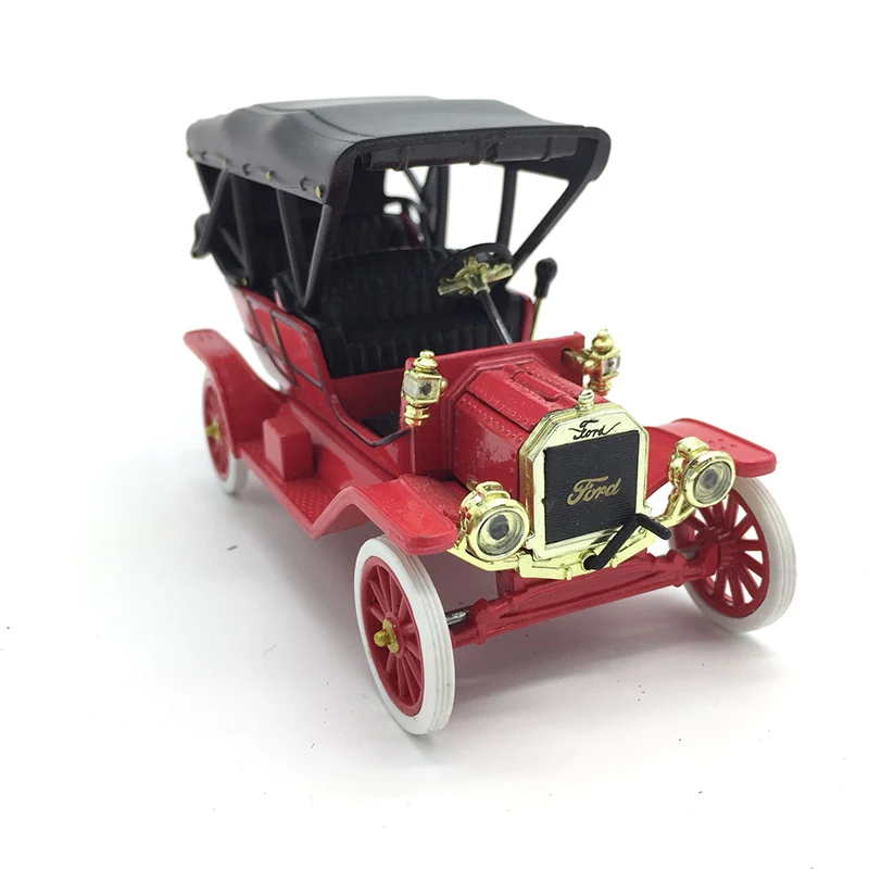 

1/43 Old-fashioned Ford Classic Car Rare Red Classic Toy Car Collection Display Model Alloy Plastic Die-casting Model