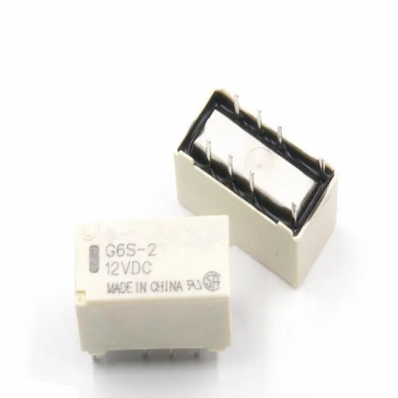

10PCS Power Relay G6S-2-5VDC G6S-2-12VDC G6S-2-24VDC 2A 8Pin