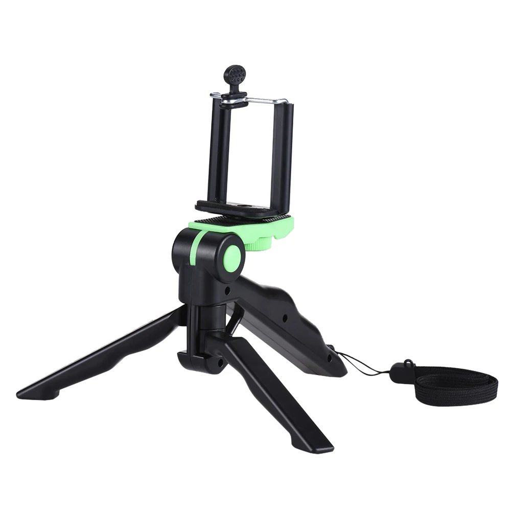 

Andoer Mini Tripod Stand Support Holder Hand Grip Stabilizer tripod Smartphone Clip Bracket for iPhone 7/6s/ for Samsung Galaxy