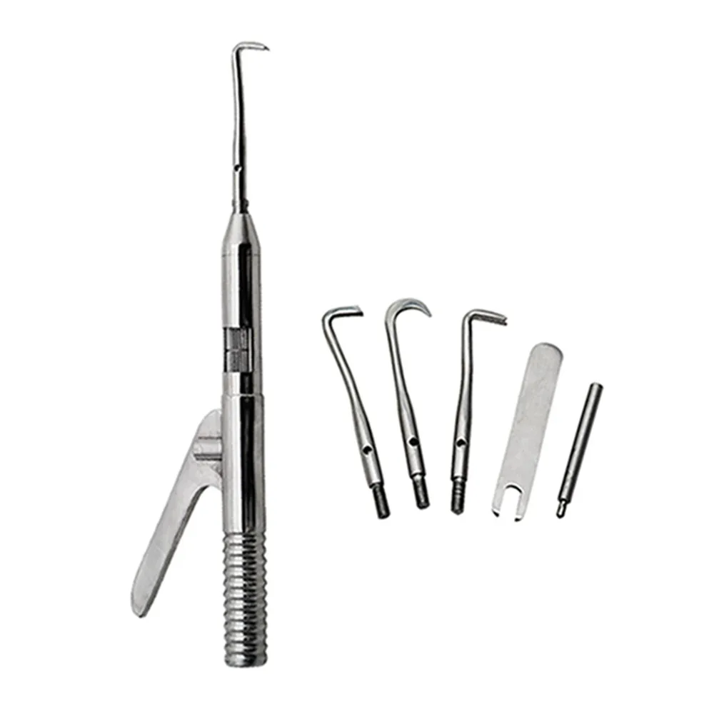 1 Set Dentist Automatic Singlehanded Crown Remover Gun Stainless Steel