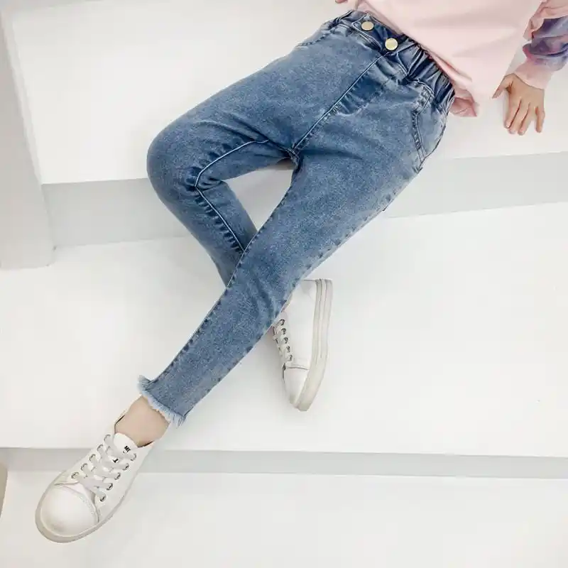 kids denim leggings