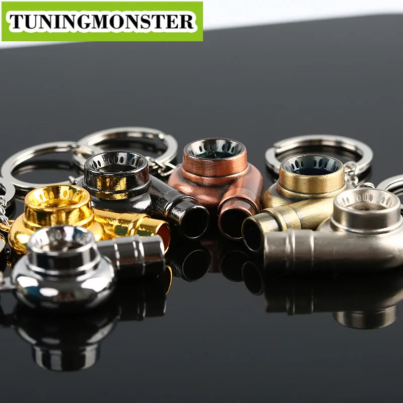

Lot 5Pcs Zinc Alloy Whistle Sound Turbo Turbine Turbocharger Keychain Keyring Key chain Keyfob Car Auto Tuning