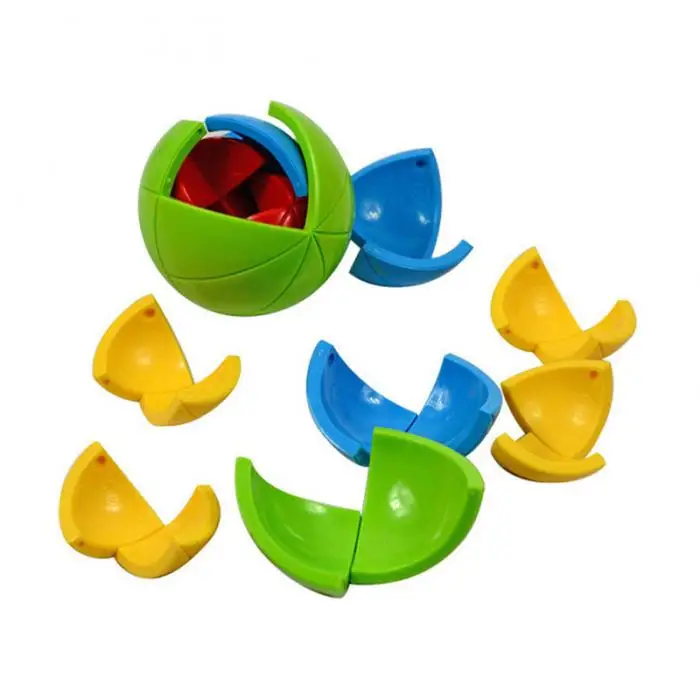 3D головоломка в сборке шарик мудрости Детская обучающая игрушка DIY волшебная сборка лабиринт мяч S7JN