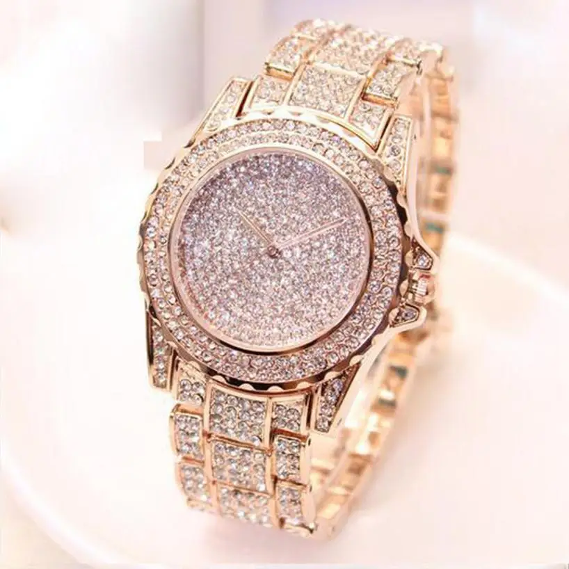 Модные часы, роскошные часы с кристаллами, женские модные кварцевые наручные часы с браслетом, стразы, специальные женские часы со стальным ремешком