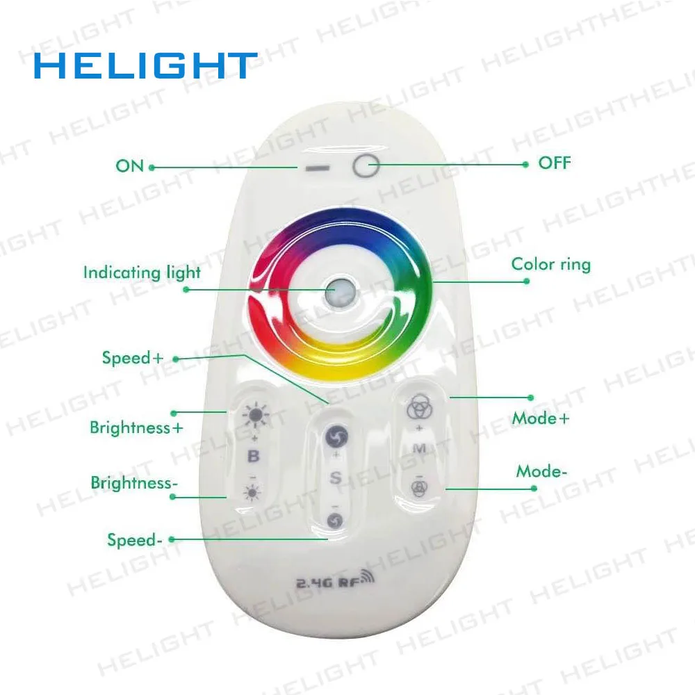 Milight RF сенсорный пульт дистанционного управления RGB RGBW контроллер для светодиодной ленты RGB/RGBW Беспроводной RF пульт дистанционного управления для светодиодной ленты