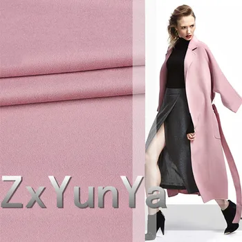 

Top fabric 148cm wide cashmere wool fabric solid color cashmere short hair double cashmere fabric winter clothes fabric