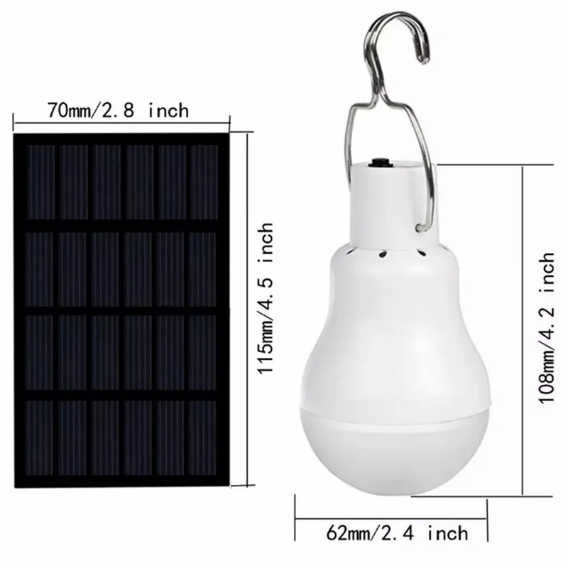 Светодиодный солнечной энергии сохранения Портативный Светодиодный лампочки заряжены солнечной энергии лампы домой наружного освещения Применение открытый сад
