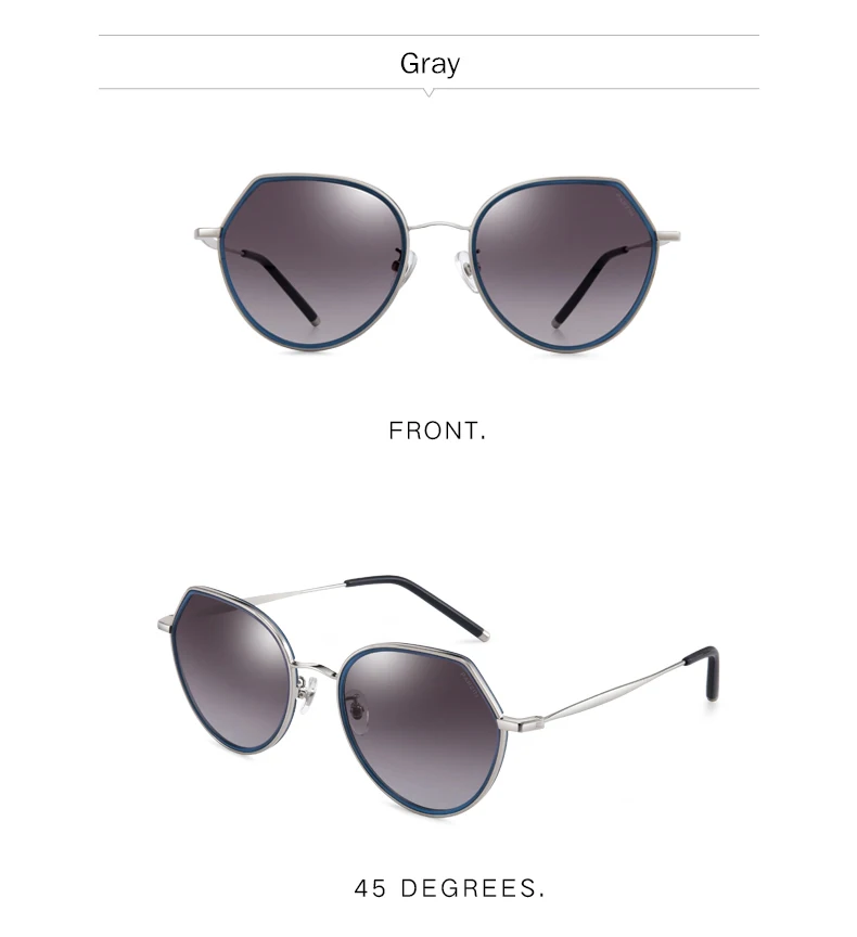Женские солнцезащитные очки высокого качества в стиле ретро PARZIN, фирменный металлический каркас, солнцезащитные очки с большой оправой, высококачественные нейлоновые женские солнцезащитные очки new
