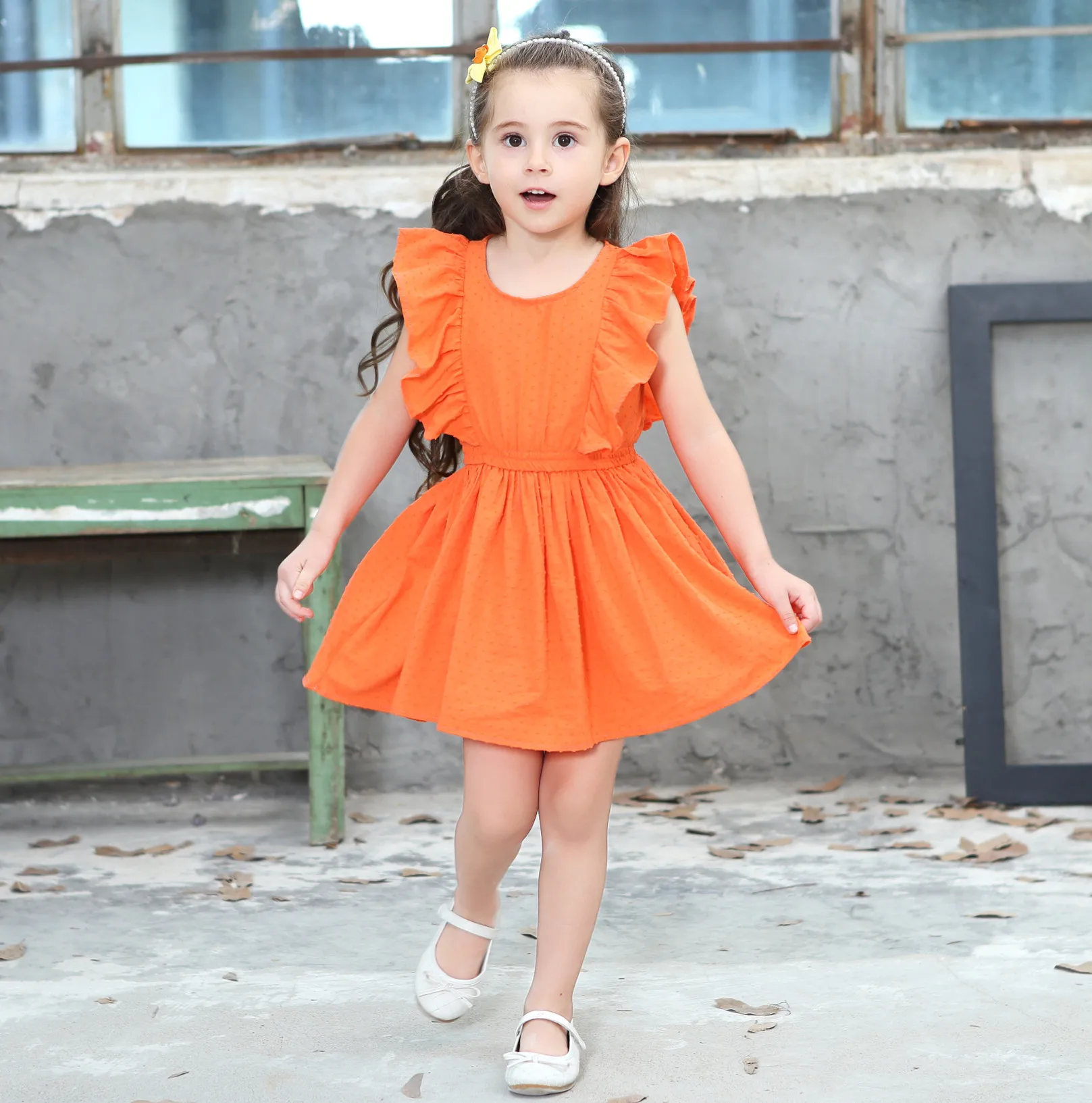 

Dots kids dresses for girls baby girl christmas dress beautiful princess Cotton children's clothing