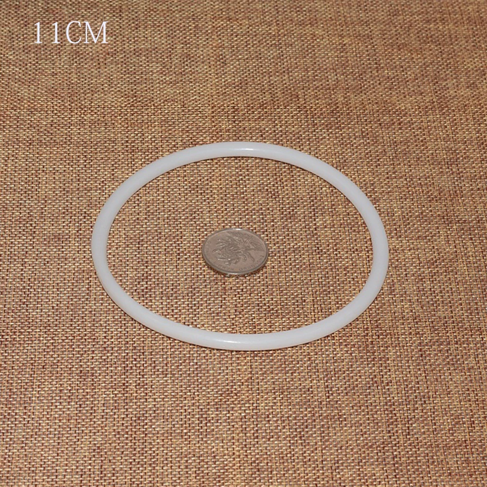 11cm DIY Аксессуары Белое кольцо «Ловец снов» пластиковые большие круглые Прочные Кольца ремесла - Цвет: 11cm