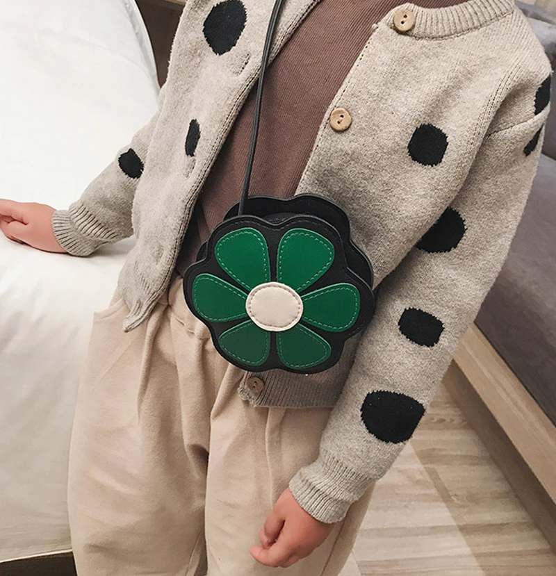 2019 милые кошельки в форме цветка Красота сумка через плечо для маленьких девочек монеты