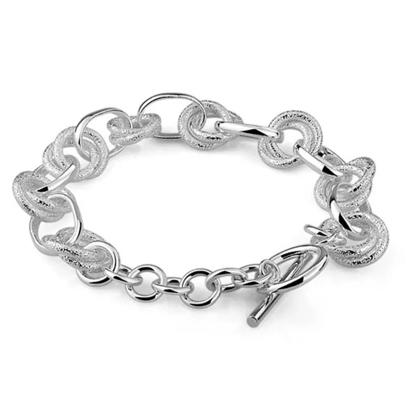 

Fashion personality sterling silver woman bracelet solid 925 silver men bracelet 12mm20cm wide bracelet wholesale jewelry gift