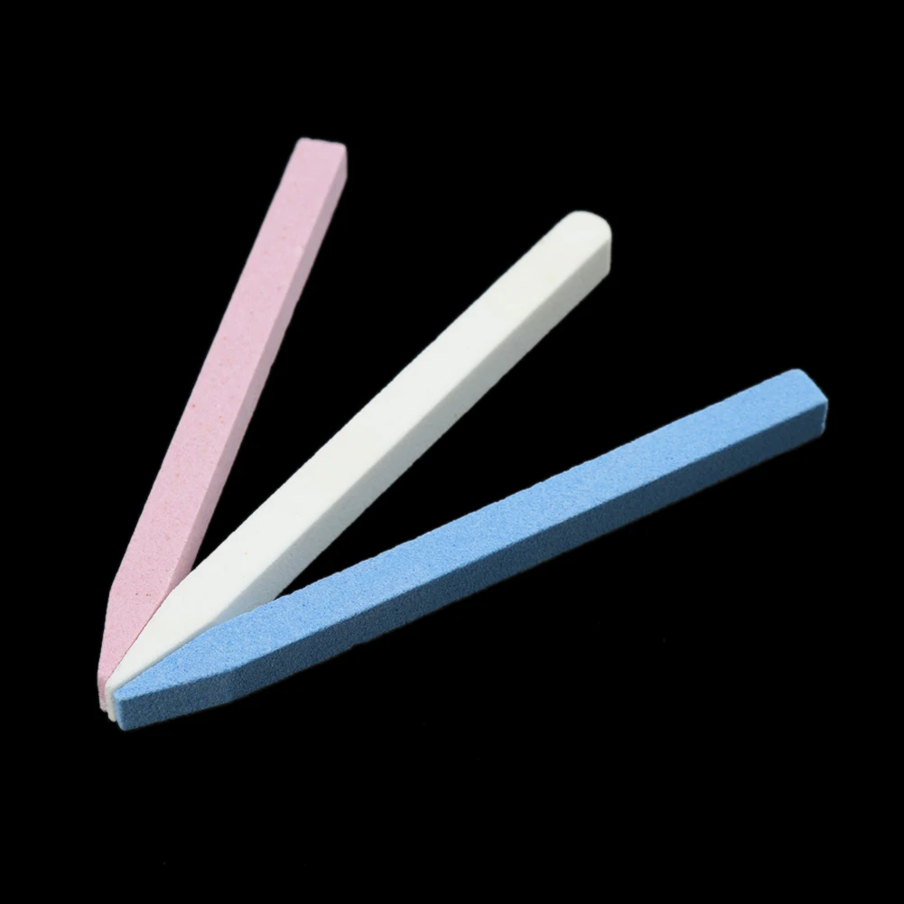 

3Pcs/set Stone Nail File Buffer Sanding Block V-shaped Nail Grinding Blocks Grind Sand Nail Art Pedicure Manicure Beauty Tool
