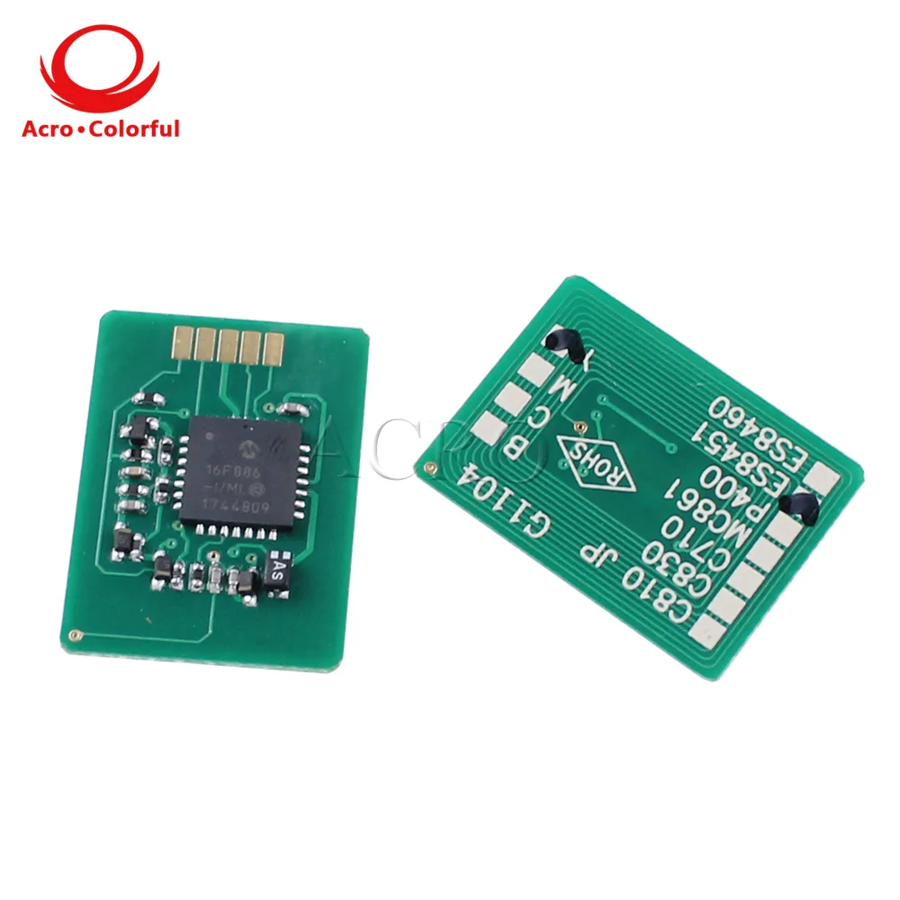 One Set 44059260 44059259 44059258 44059257 Toner Chip Reset For Oki 