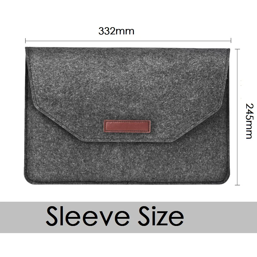 New Soft Laptop Sleeve case for Microsoft Surface Pro 3 Pro 4 Laptop Case Wool Felt Protective Cover for Surface Pro 3 4 Case (3)