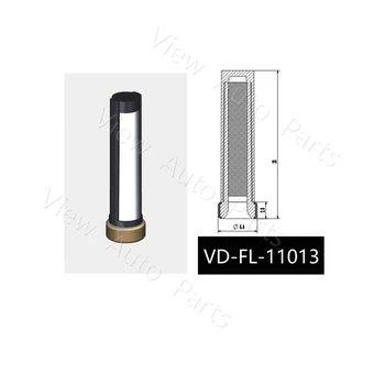 

10pcs Fuel injector micro filter Used Stainless steel mesh top feed mpi auto parts Size 6.6x2.8x25mm VD-FL-11013