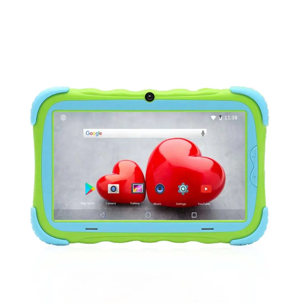 

7 inch Android 7.1 Kids Tablet 16GB Babypad Edition PC with Wifi and Camera GMS Certified Supported Kids-Proof Case