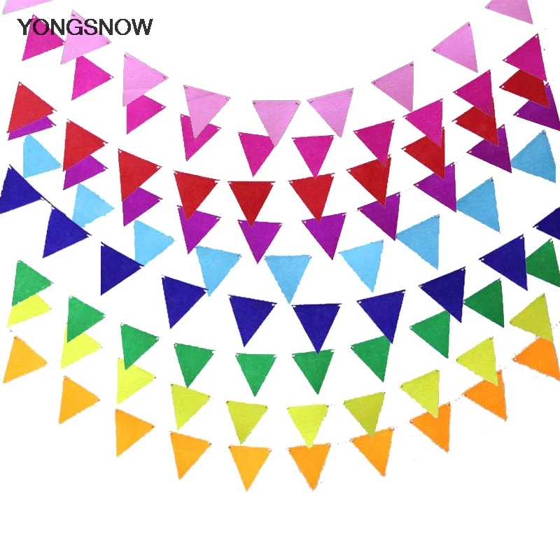 Buy 12pcs 10x10cm Small Flags Hanging Garland Bunting