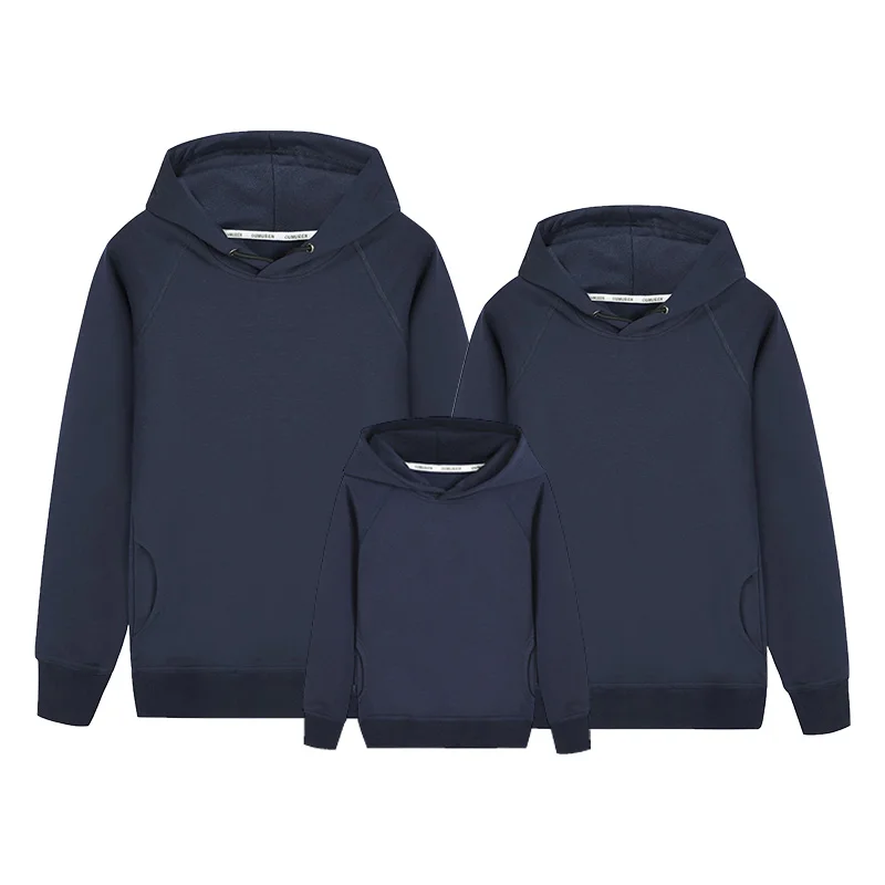 

Unisex Adults & Kids Hoody Hooded Fleece Girls Outerwear for 2-10 Years Kids Clothes Family Matching Clothes 175004