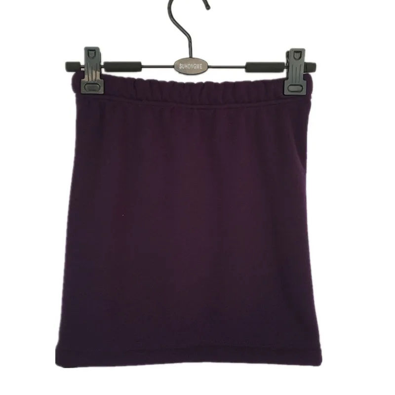 Осень Зима Высокая талия теплая утолщенная юбка, Женская пикантная юбка офисная официальная юбка карандаш размера плюс M-5XL 6XL - Цвет: Фиолетовый