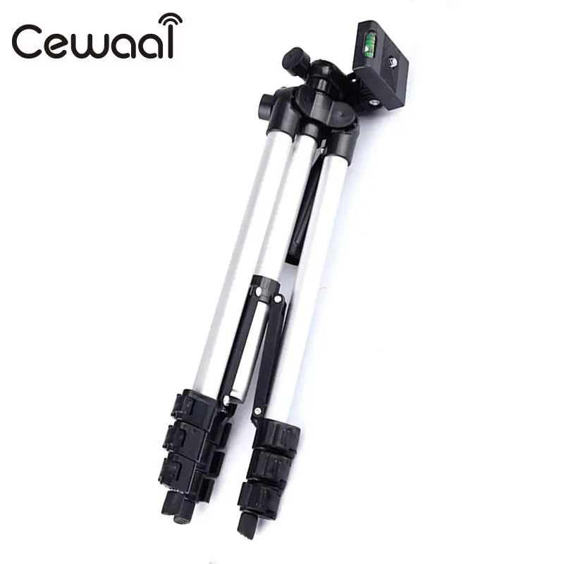 

4 Sections DSLR Camera Tripod Mobile Phone Stand Holder Silver Retractable