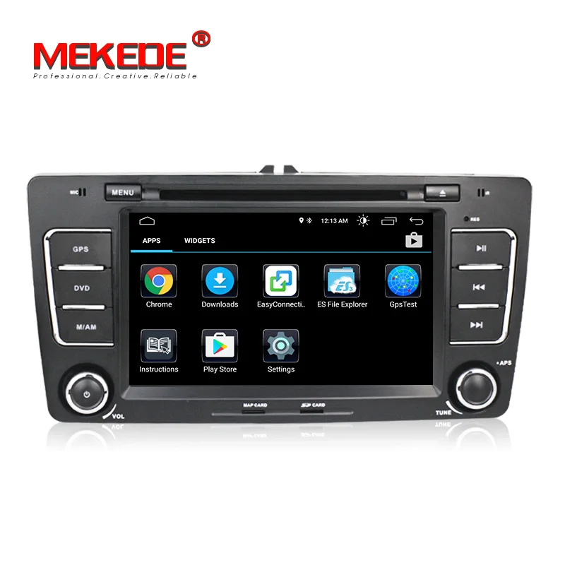 Perfect Wholesale! Quad Core HD1024*600 android 8.1 car dvd player for Skoda Octavia 2009 2010 2011 2012 2013 head unit with BT wifi FM 2