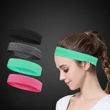 Head Tie Sports Headband Sweat Absorption Hair Hoop Stretchable Moisture Wicking Running Tennis Working Out Accessory