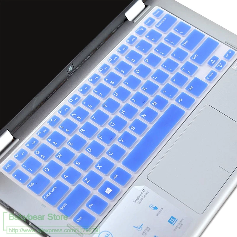 Защитный силиконовый чехол для клавиатуры ноутбука Dell Inspiron 11 3000 Series 3147 3148 3152 3153 3157