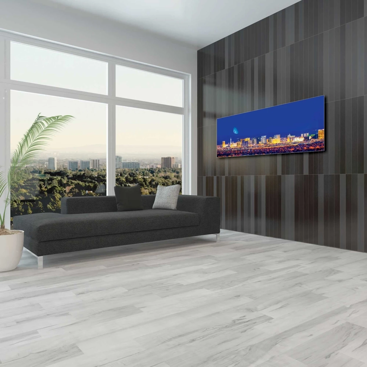 Las Vegas City Skyline on Acrylic (1)