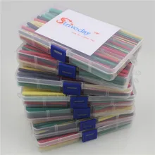 Striveday 180Pcs 1.5MM 2.5MM 3MM 4MM 5MM 6MM 8MM 10MM Heat Shrink Tube Tubing Kit Box Sleeving Wrap Wire Cable Heat Shrinkable 8meter lot heat shrink tubing tube black color 1mm 1 5mm 2mm 3mm 4mm 5mm 8mm 10mm 2 1 electrical insulation car cable kit