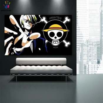 

DIY colorings pictures by numbers with colors One piece picture drawing painting by numbers framed Home