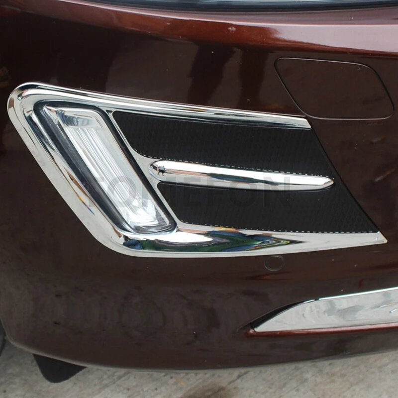 TOMEFON для VOLVO XC60 ABS хромированный передний задний противотуманный светильник рамка отделка Авто внешний стиль аксессуары