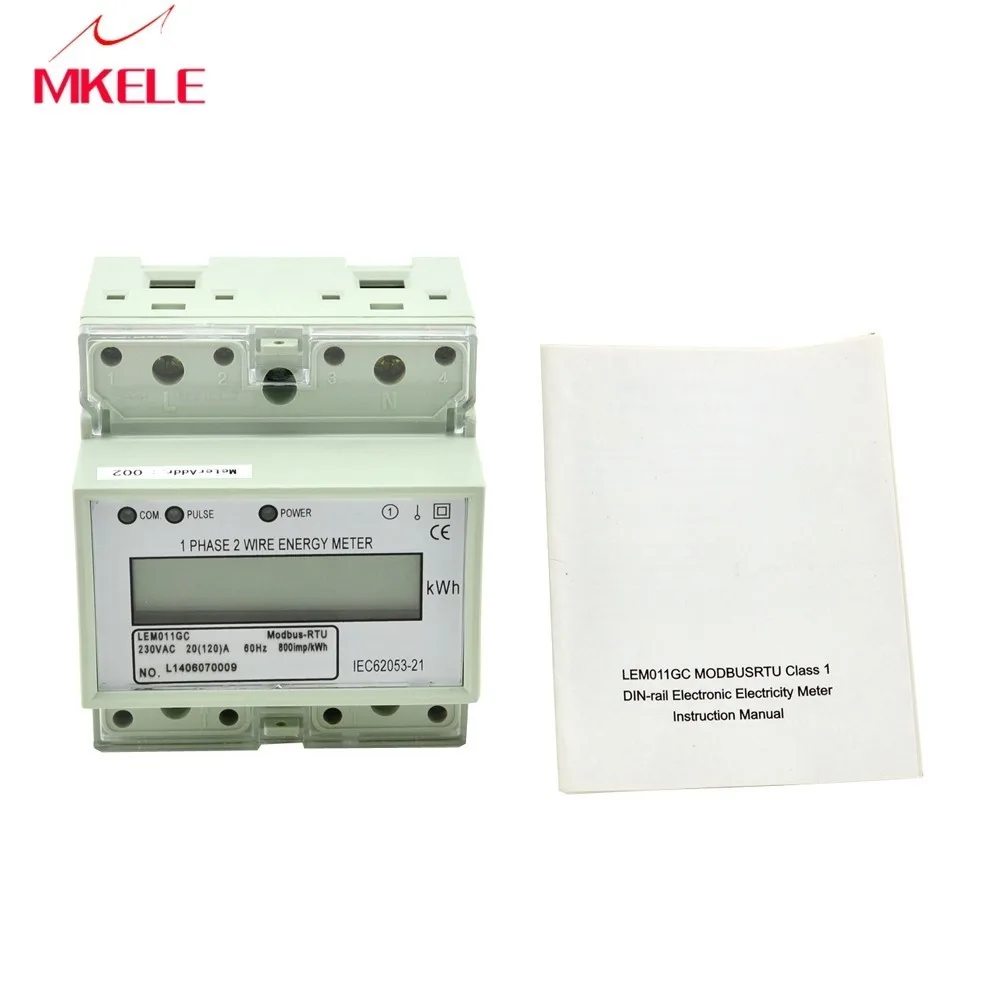 

New Arrivals Product Modbus-RTU MK-LEM011GC Afforable Price Modbus Energy Electricity Meter China